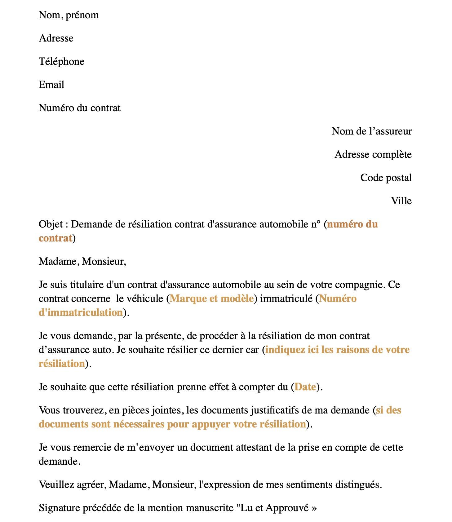 Comment résilier votre assurance auto sans tracas!